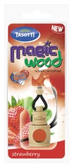 Tasotti Magic Wood Home And Car Air Freshener Perfume - Strawberry Flavour