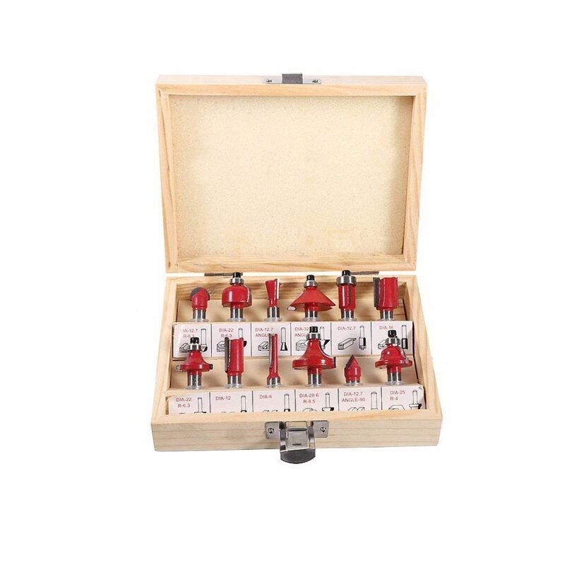 12Pcs Router Bit Set