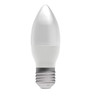Cavil E27 7W LED GLS Frosted Candle Bulb 3000K