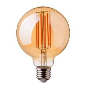 Novex E27 7W LED Round Filament Bulb G95