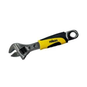Rolson 150mm Adjustable Wrench Black Nickel