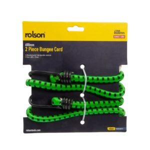 Rolson 2pc 600  x 12mm Bungee Cord