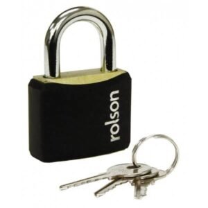 Rolson 30mm Black Padlock