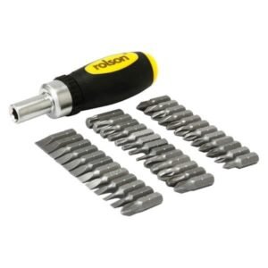 Rolson 38pc Stubby Screwdriver Set