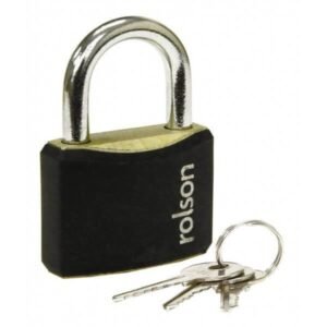 Rolson 40mm Black Padlock