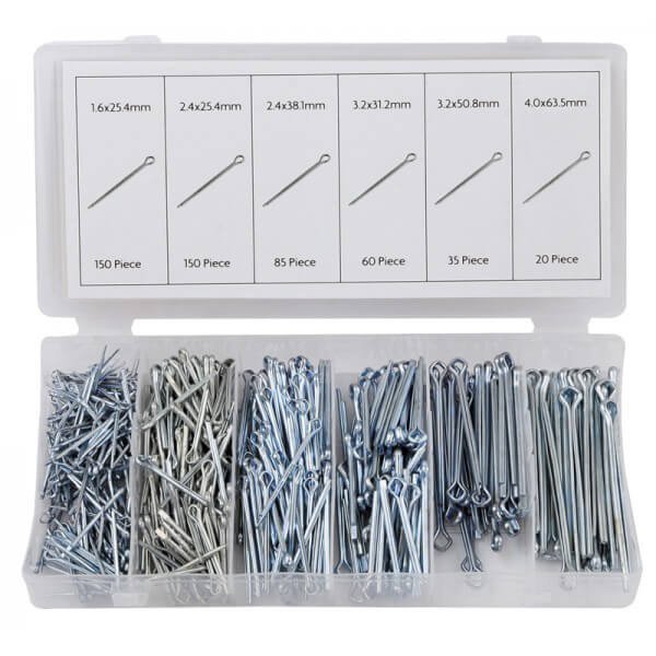 Rolson 500pc Cotter Pin Assortment