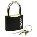 Rolson 50mm Black Padlock