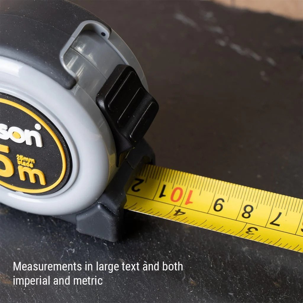 Rolson 5m x 25mm Nylon Tape with Magnetic Tip - Image 2