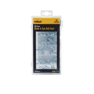 Rolson 80pc Hook & Eye Bolt Asst.